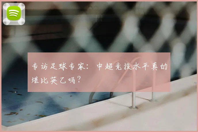 专访足球专家：中超竞技水平真的堪比英乙吗？